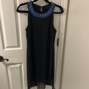 White House black market sleeveless high low dress